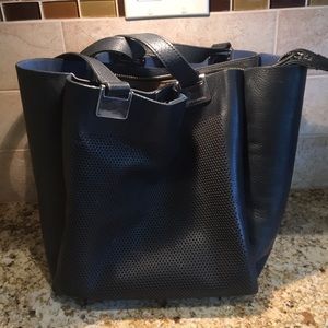 Vince Camuto Shoulder Black Bag